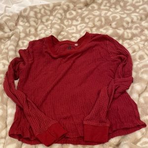 Long sleeve red tee! Size M